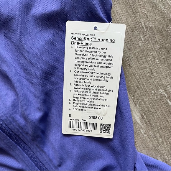 Lululemon SenseKnit Running One-Piece - Charged Indigo - Picture 7 of 7